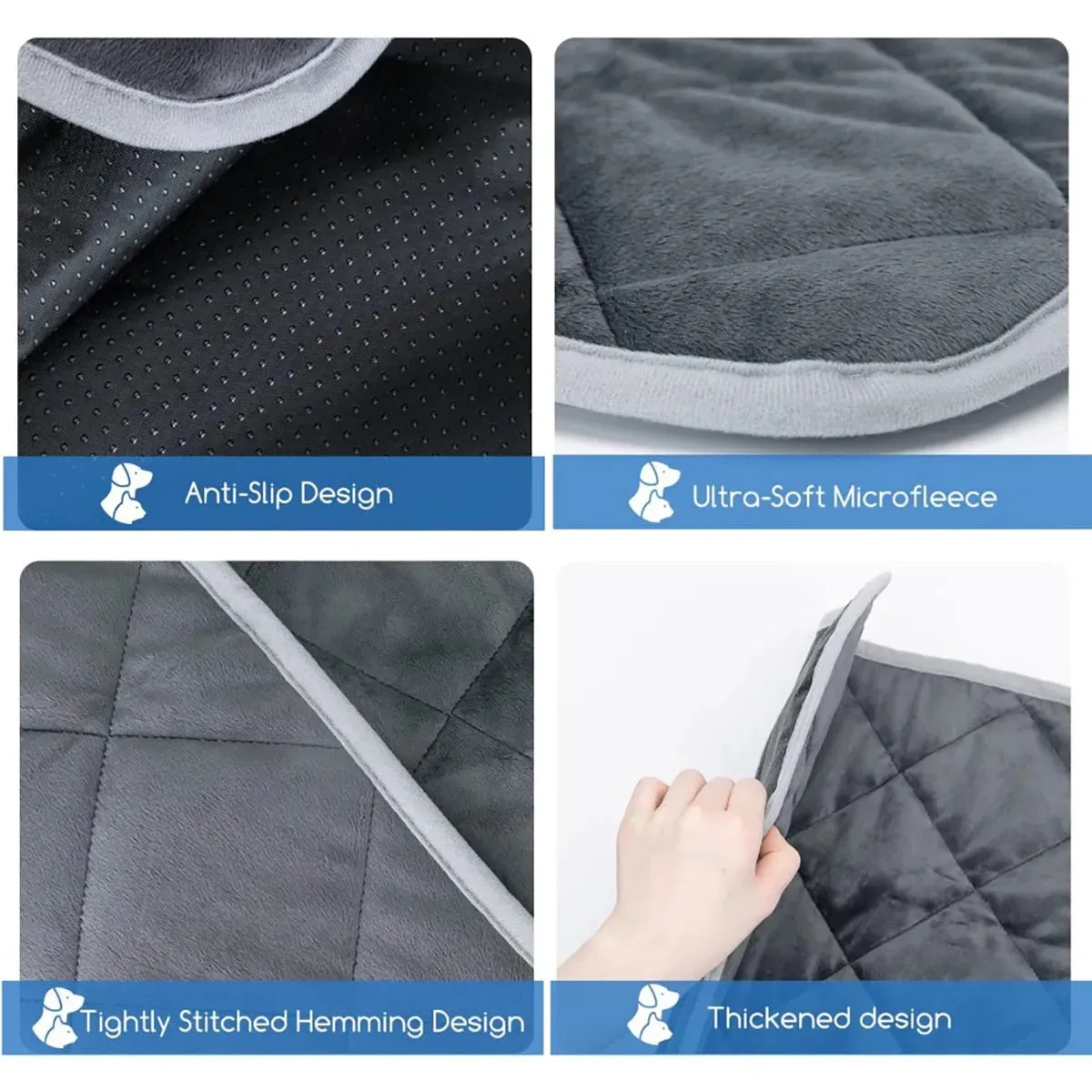 Cat Dog Non-Slip Mat, Extra Warm Thermal Pet Pad