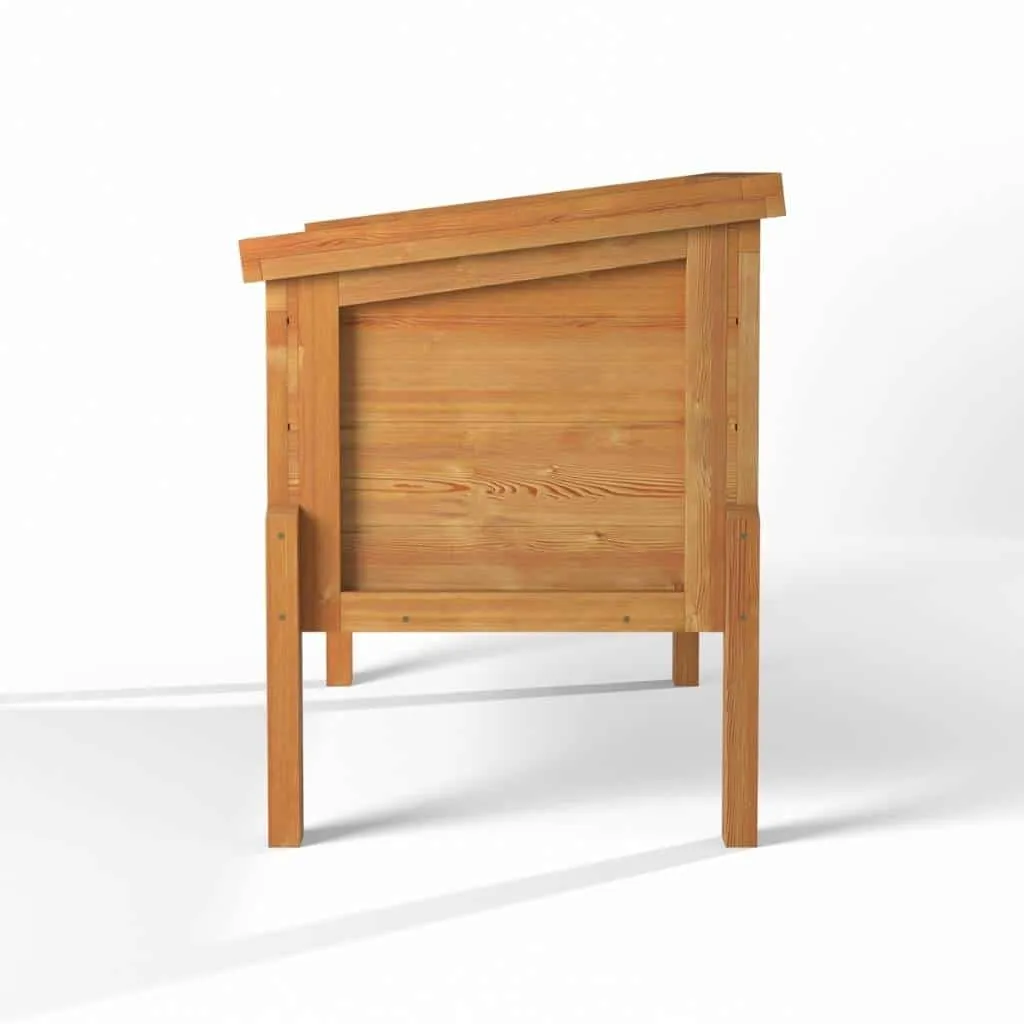 Cat House Self Heating Outdoor Kennel with One Way Privacy Window | Perfect for One Cat