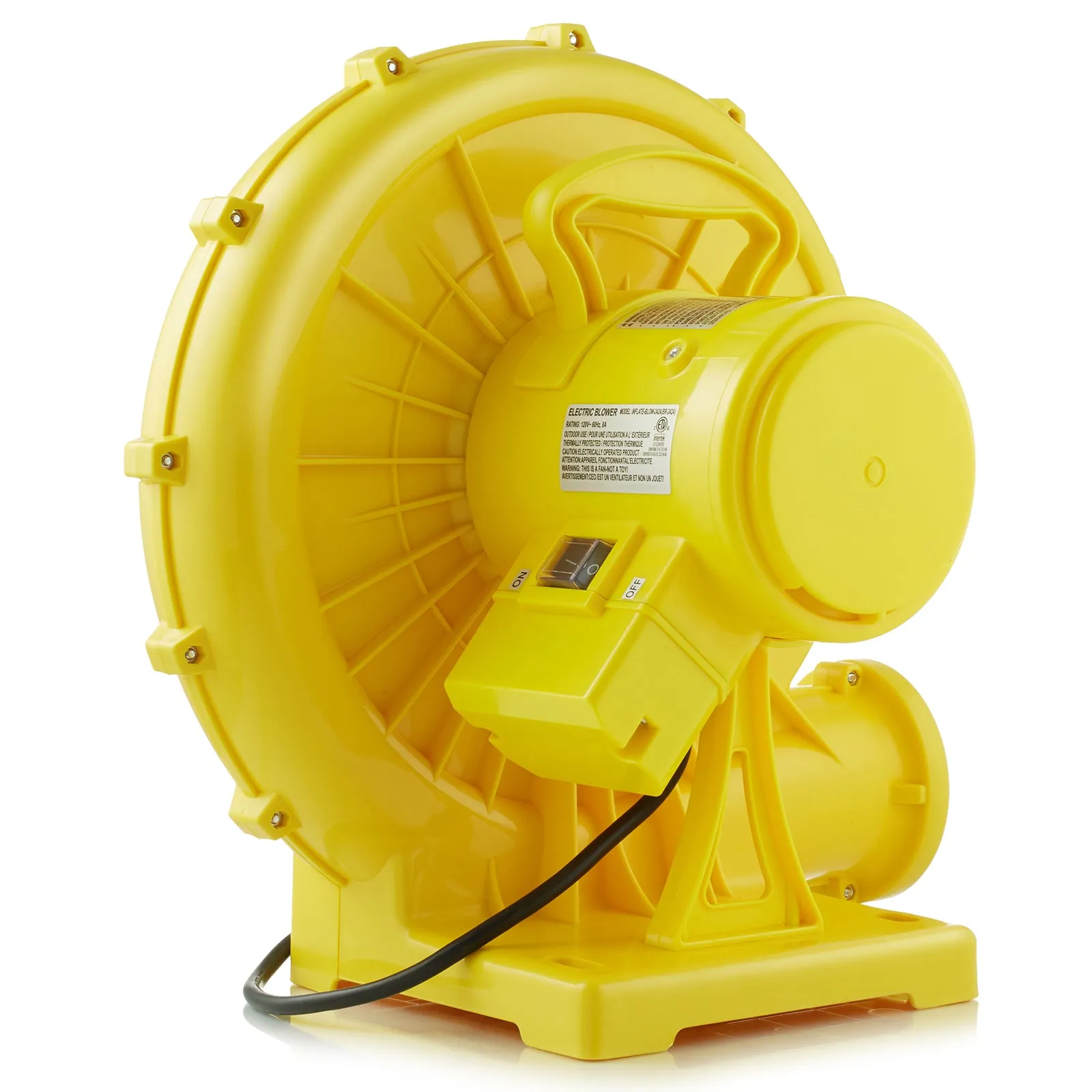 Cloud 9 Inflatable Bounce House Blower 1200 Watt 1.5 HP Air Blower Fan