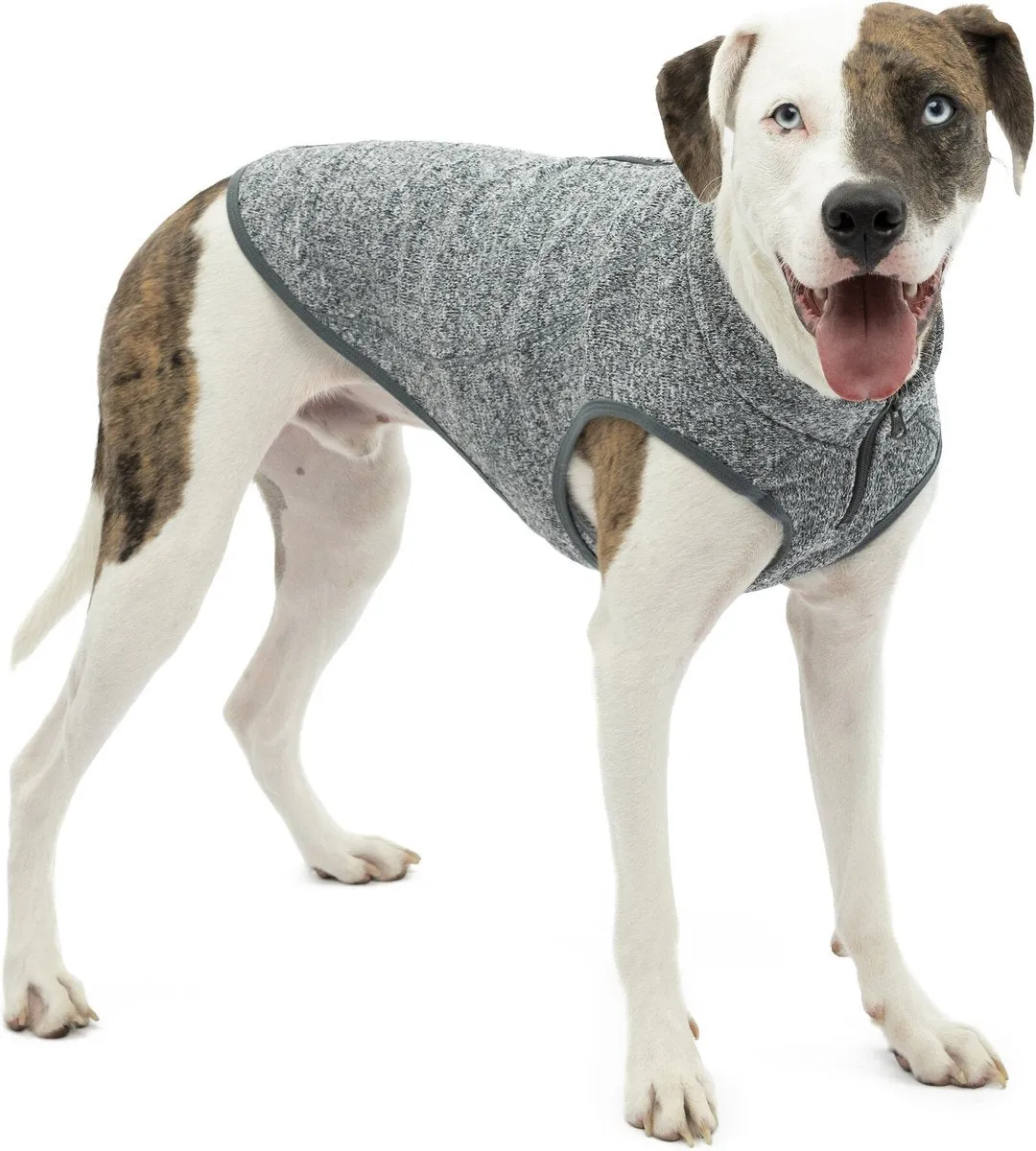 Kurgo K9 Core Zippered Fleece-Lined Year-Round Heathered Dog Sweater