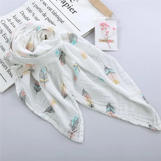 Muslin Baby Blankets Newborn Photography Accessories Soft Breathable Swaddle Wrap Infant Bamboo Cotton Baby Bedding Bath Towel