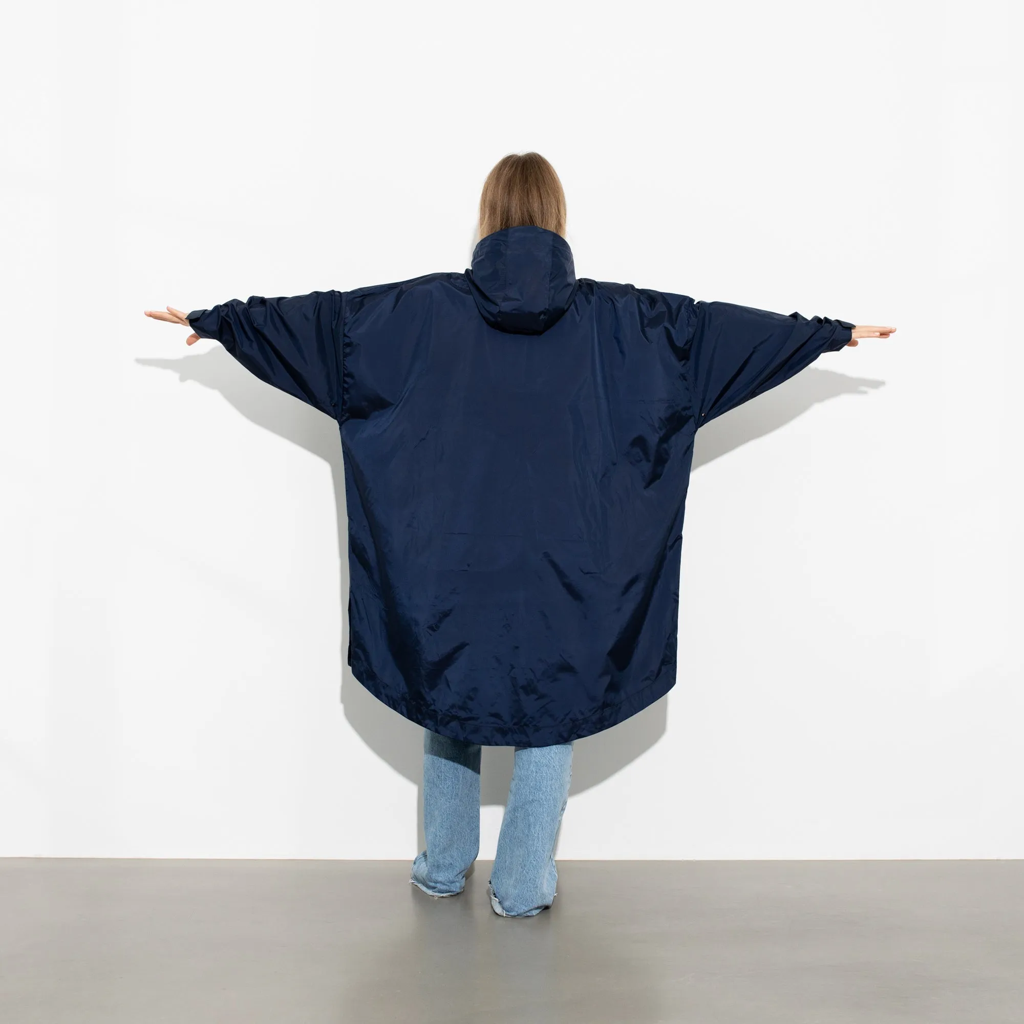 Raincoat solid navy