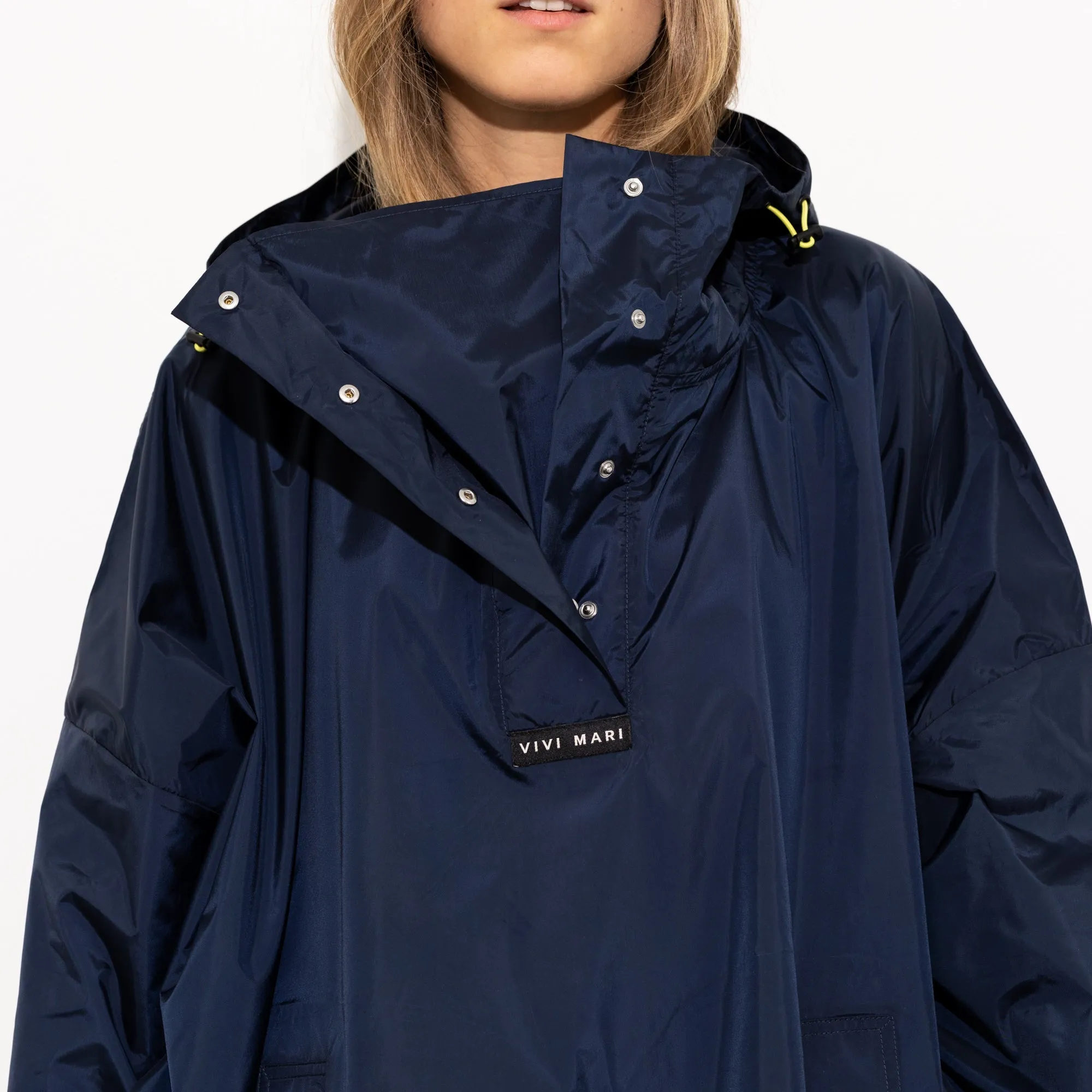 Raincoat solid navy