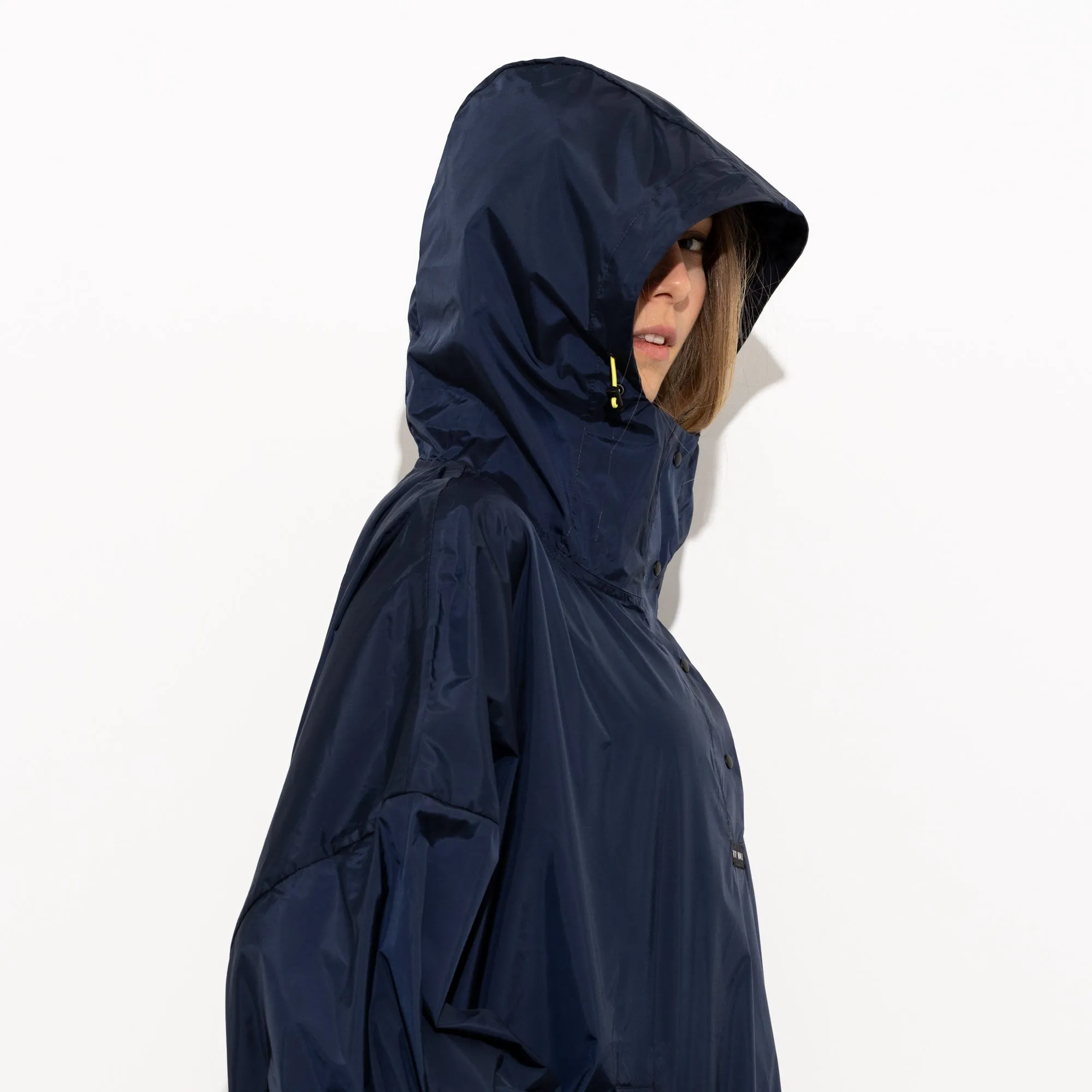 Raincoat solid navy