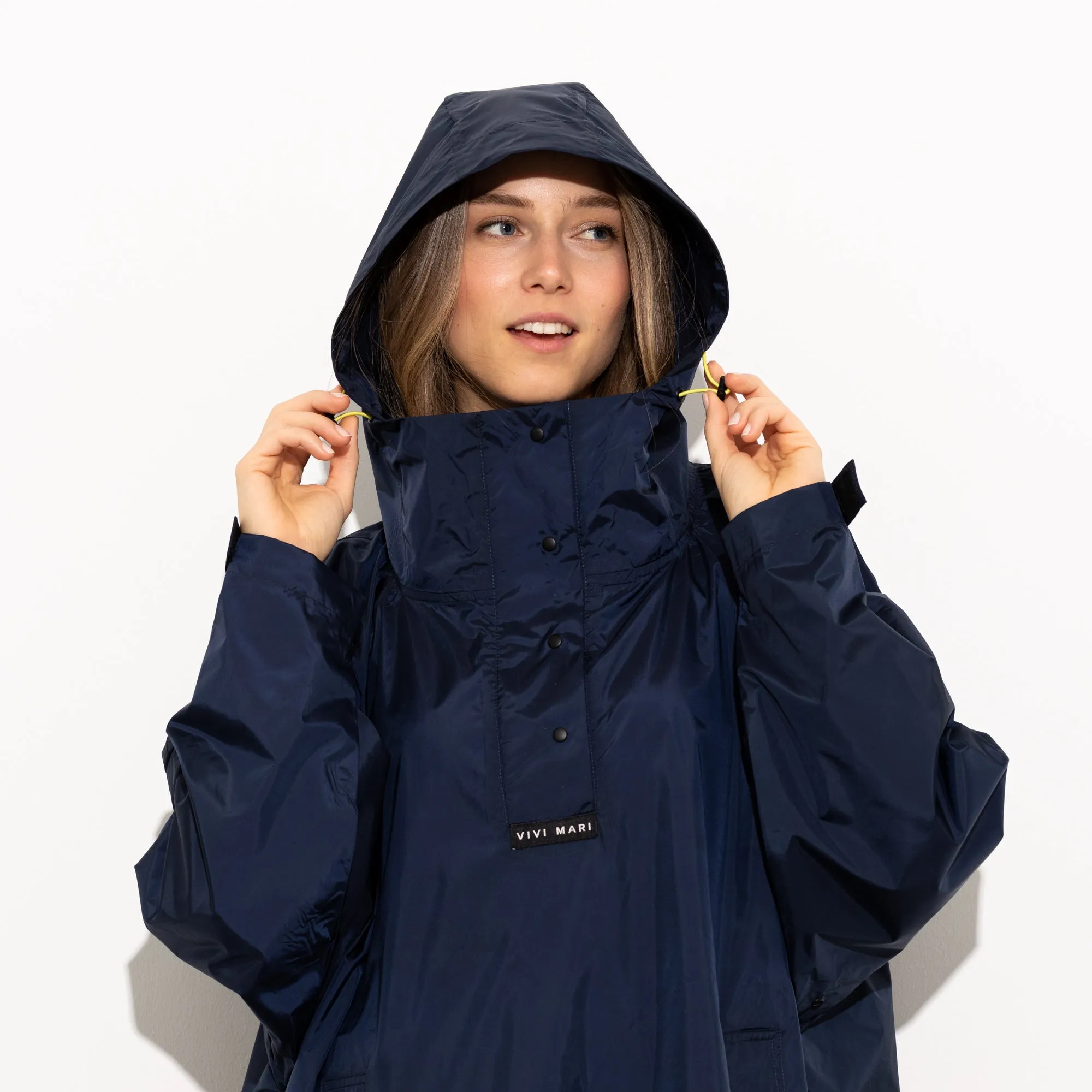 Raincoat solid navy