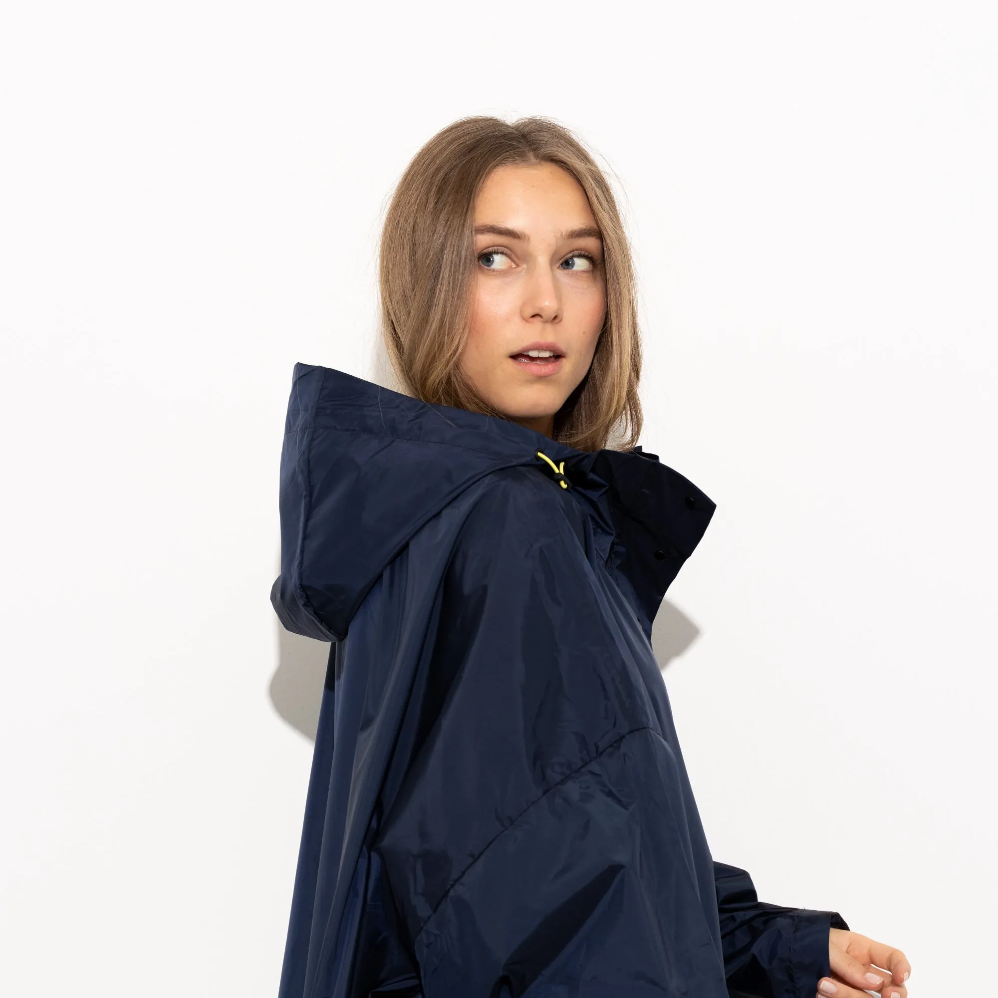 Raincoat solid navy