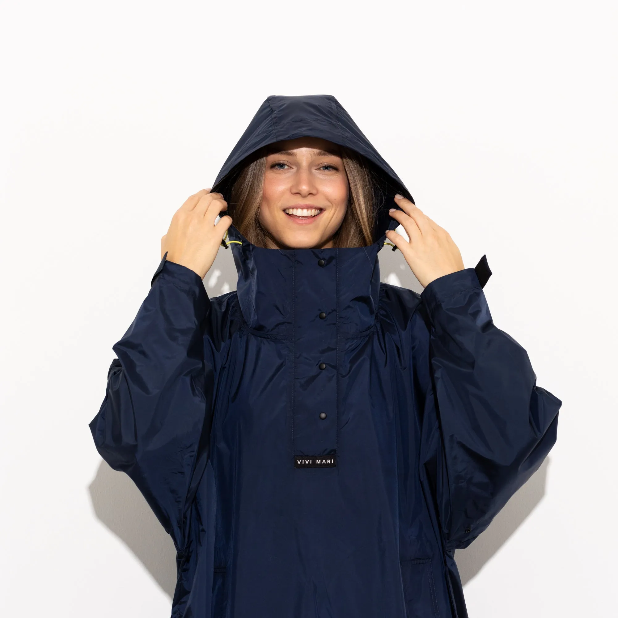 Raincoat solid navy