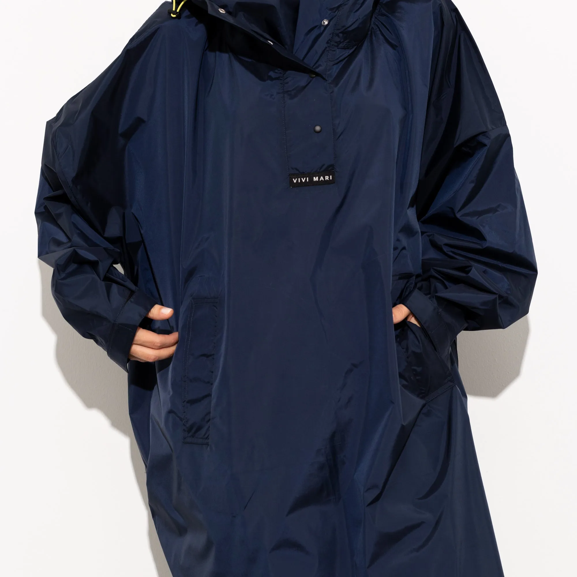 Raincoat solid navy