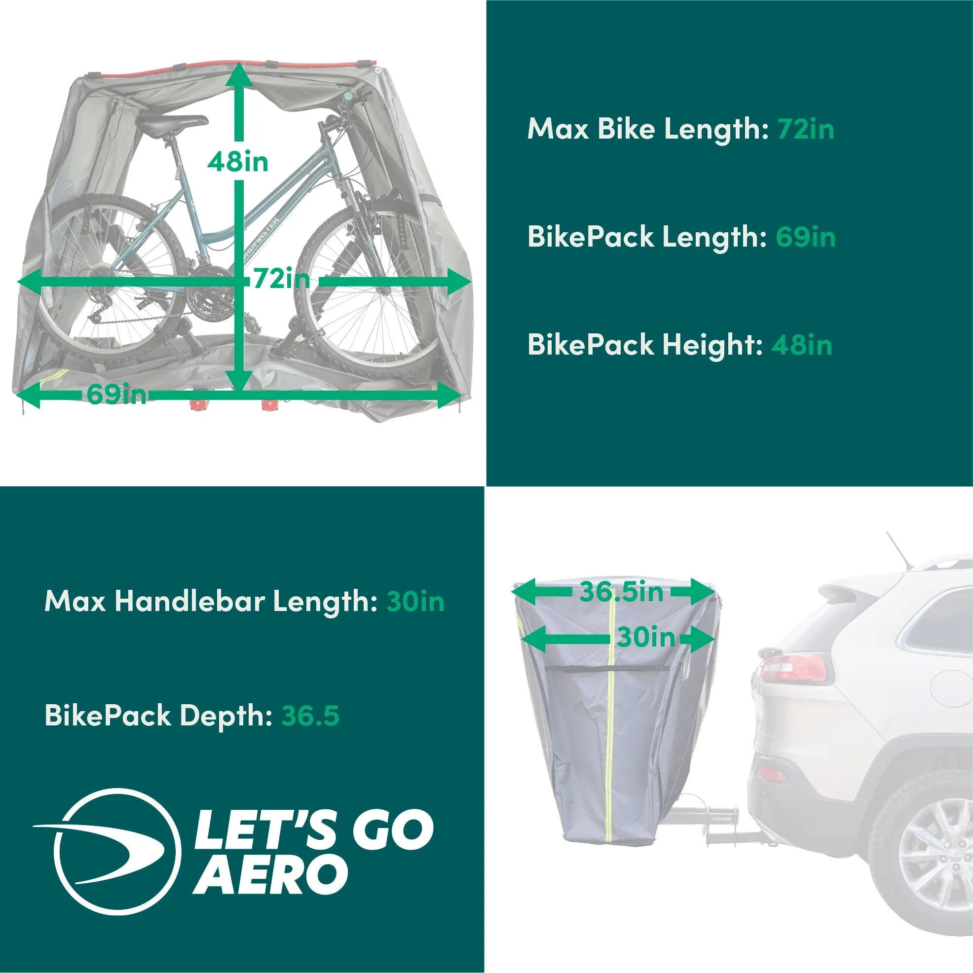 V-Lectric BikePack Enclosed Carrier