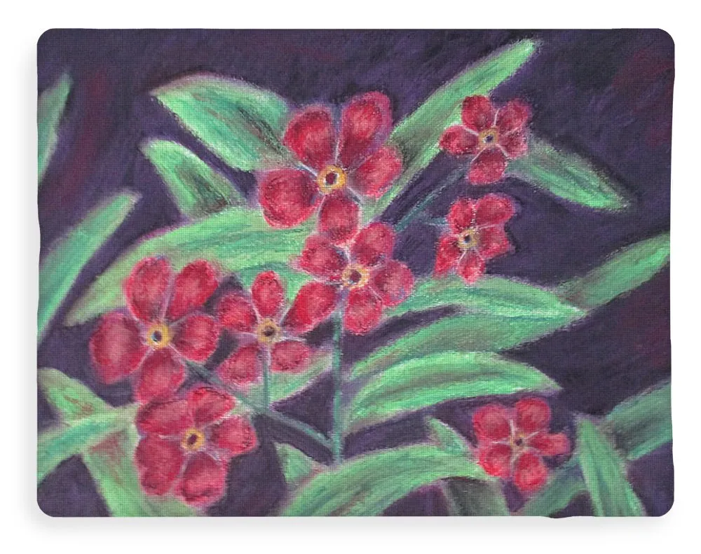 Visions of Forget Me Nots ~ Blanket