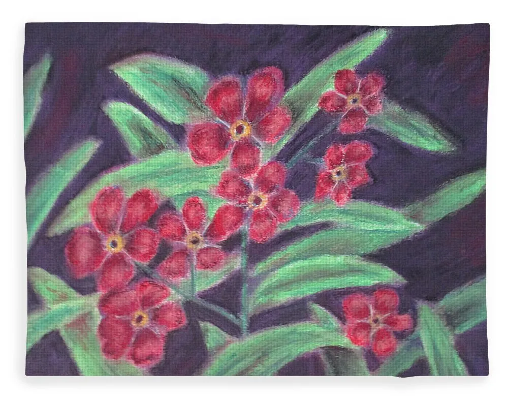 Visions of Forget Me Nots ~ Blanket
