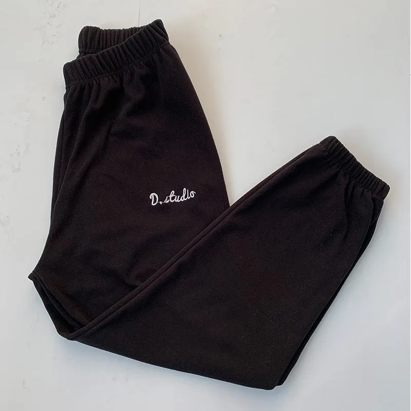 Women Warm Pants Japanese Coral Jogger Long Home Casual Pants